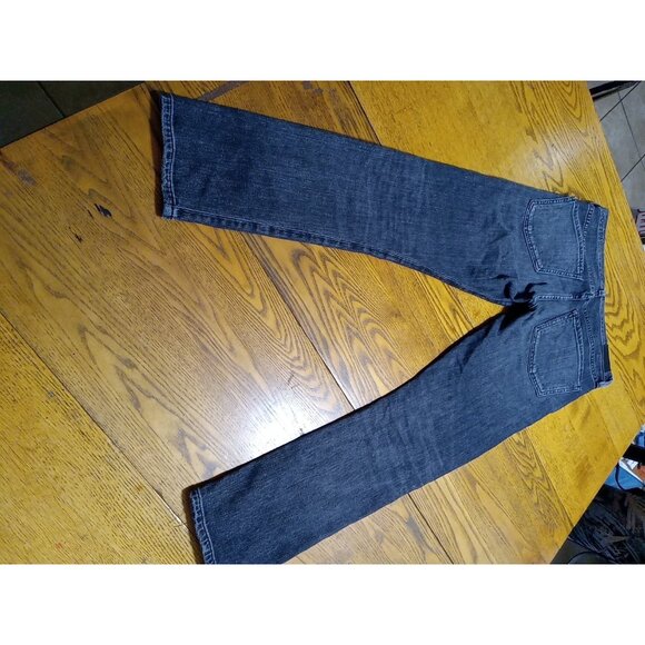 CITIZEN OF HUMANITY Jeans Womens 25 BLACK ELSA MID RISE SLIM FIT CROP Preowned - Picture 13 of 14